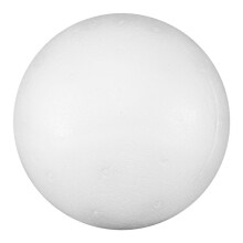 Bola de Espuma de Poliestireno, 2 Partes, DiáMetro 25 Cm.