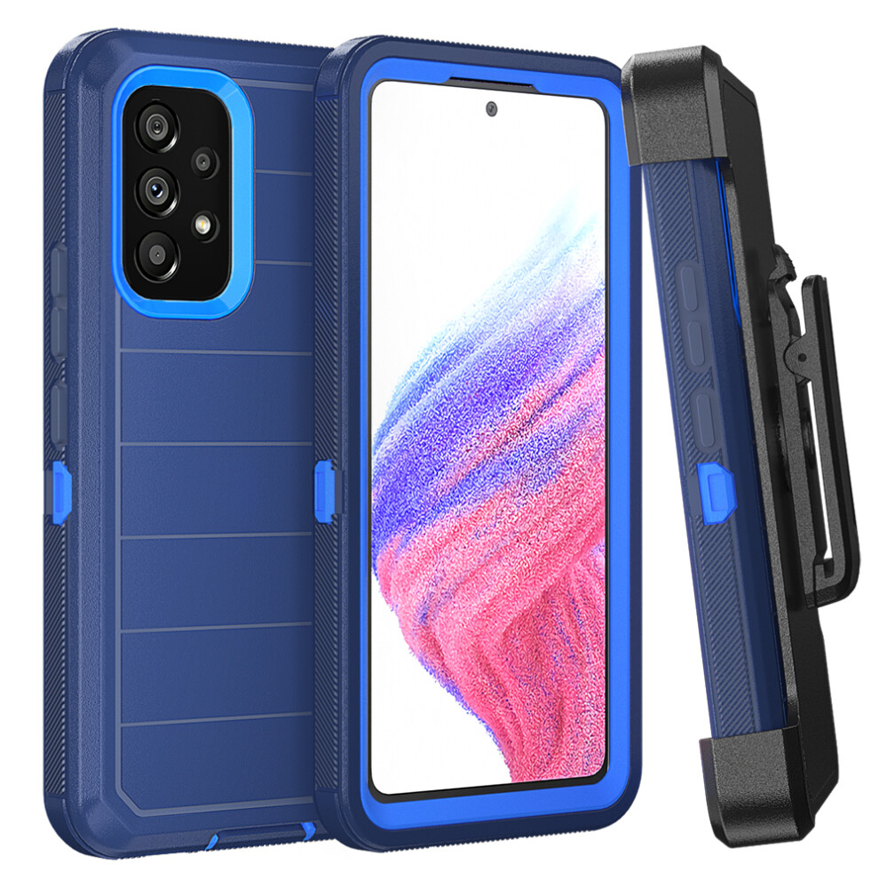 Xhy Samsung Galaxy A53 5G Case Military-Grade Rugged Dark 9329345523779