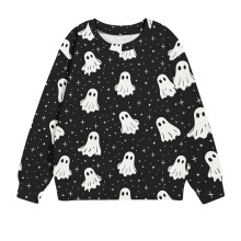Bluza dziecięca na Halloween, unisex, długi rękaw, okrągły dekolt, rozmiar