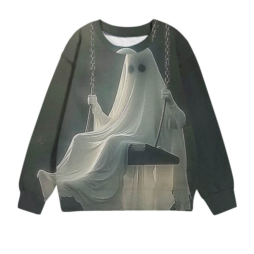 Unisex Kinder Halloween Sweatshirt Langarm Rundhals Größe