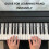 Piano Keyboard Labels Removable 61-Key Multicolor 3