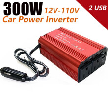Inversor de potência Xhy de 300 W para carro com duas portas USB