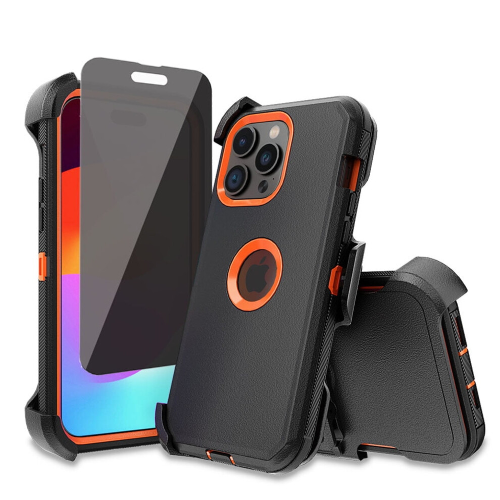Tashhar Iphone 15 Pro Case With Privacy Screen Lens 9329345528361