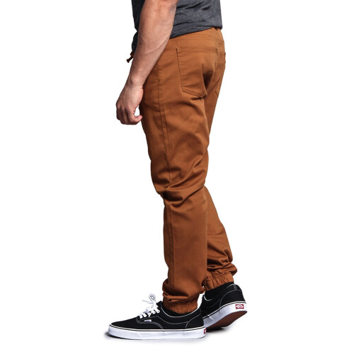 Men's drop crotch stretch jogger pants twill 5X 2