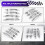 Auto Triple Chrome TüR Griff Abdeckung Trimm Fit für  X5 E53 2000-2006 5