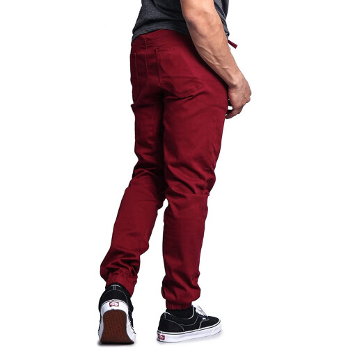 Men's drop crotch stretch jogger pants twill 5X 1