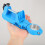 Adjustable Drill Press Vise Blue Plastic 1 Set 6