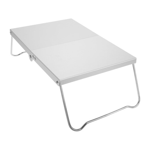 Table pliante d'extérieur rectangulaire en alliage d'aluminium (1 pièce)