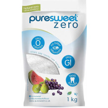 Puresweet Zero 100% Natural Zero Calorie Sweetener 1kg, No Bitter Aftertaste, Diabetic Friendly, Tooth Friendly, Vegan, Non GMO.