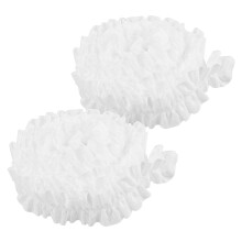 Cadarços elásticos com babados Worgeous para mulheres (2 pares)