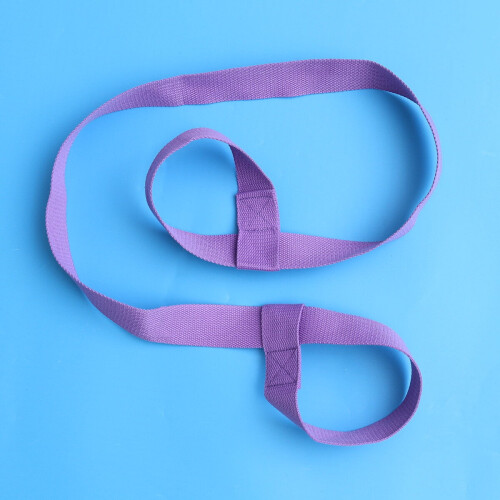 Sangle pour tapis de yoga lavande (1 pièce)