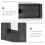Panneau de séparation noir pour bureau (1 pièce) 8