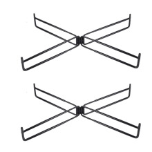 2pcs Multifunctional Camping Foldable Cooler Stand Storage Box Portable Storage Ice Bucket Holder for Camping BBQ