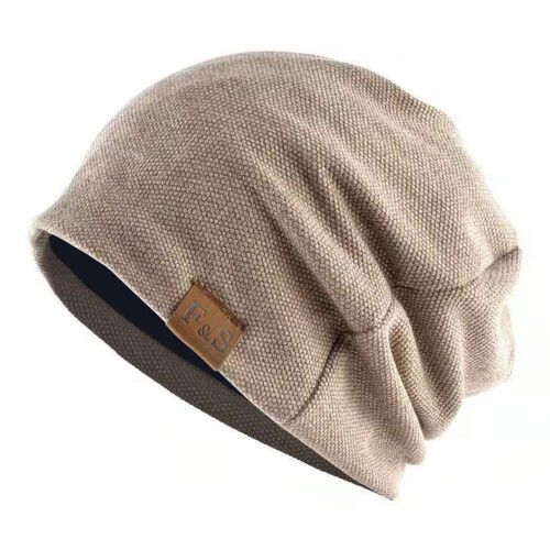 Bonnet slouchy unisexe en maille d'hiver (1 pièce)