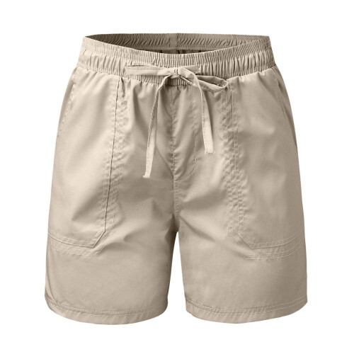 Dame hurtigttørrende vandreshorts med lynlåslommer