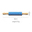 Rolling Pin Non-Stick Silicone with Wooden Handle 30 cm 2