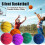 Tyst studsande basketboll GRÖN 18 CM Grön 18 CM 4