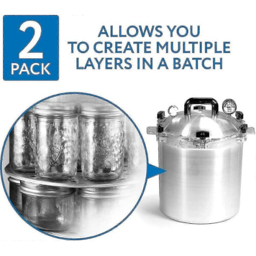 Pressure Cooker Canning Rack Stainless Steel 2-Pack 2