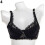 Dame blonde-bralette med polstring, bøylefri, dyp V-formet, B-cup 2