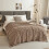 Plush Polyester Blanket Dark Brown 100x150 cm 4
