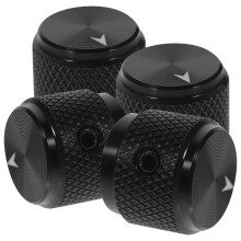 Potentiometer Caps for Guitar Volume Tone Knobs Black 4 Pcs
