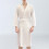Men's Waffle Kimono Bathrobe Lightweight Quick-Dry with 2