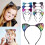 Cat Ears Hairbands Reversible Shiny Sequin 2 pcs 2