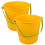 QUMONIN beach sand bucket with handle 2 pcs 8