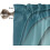 Ombre Brown Teal Kitchen Curtains Set Abstract Beach 5
