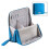 Standing Makeup Bag Waterproof Rigid Cloth 9.06 x 2.56 x 2