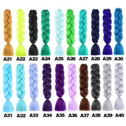 Jumbo Ombre Rasta Braids Red Solid 30 Colors 2