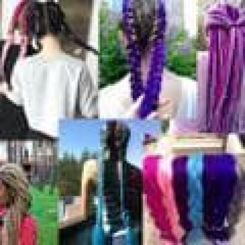 Braids cerise solid color 30 colors #A18 2