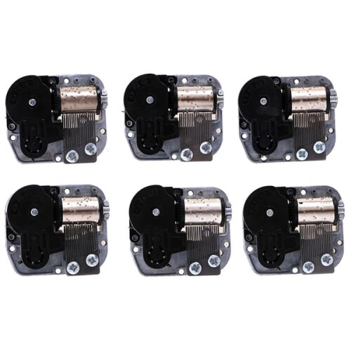 Sankyo mechanical music box movement with screws black A4 1
