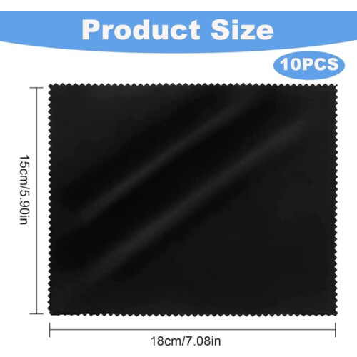 Eyeglass Cleaning Cloths 10 pcs 1