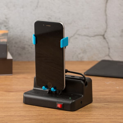 Dispositivo de balanço para celular PC com pedômetro automático (azul) 1