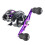 Baitcast Reel Smooth Lightweight Purple Right-Hand 2