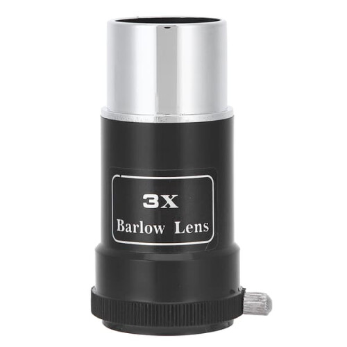 Monocular Telescope Eyepiece Plastic Black 1.25 Inch 3X 2
