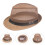 Ανδρικό καπέλο Fedora με φαρδύ γείσο και mesh, χρώμα Pure Color Sun Hat1 3