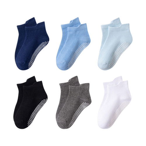 Cotton ankle socks for babies non-slip 6 pcs