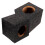 Car Subwoofer Box DIY Accessory 1 Pair Black Wood 4