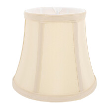 OUNONA fluwelen trommelvormige lampenkap beige 1 stuk