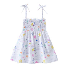 Mädchen-Sommerkleid mit Blumenmuster, ärmellos, Größe 12M-5T
