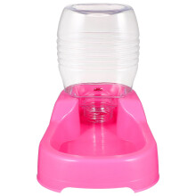Rosa vannskåldispenser til hund 7,5 x 5,9 x 4,3 i 1-pakning