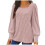 Lenago damtröja plus size långärmad enfärgad pullover 1