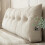 Wedge Pillow for Head Support White 150x40x12cm 3