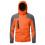Casual patchworkjas met capuchon en ritssluiting voor heren, winter 1