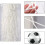 Soccer goal net polyethylene 1.8 x 1.2 m 5