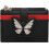 Dame Butterfly PU-læder bifold-pung med lynlåsmønt 1