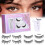 Magnetic False Eyelashes Rose Thick Set 3