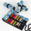Pencil Case Organizer for Colored Pencils and Brushes Blue 4